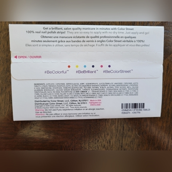 Color Street Coming up Rose Gold Real Nail Polish Strips - Picture 3 of 3